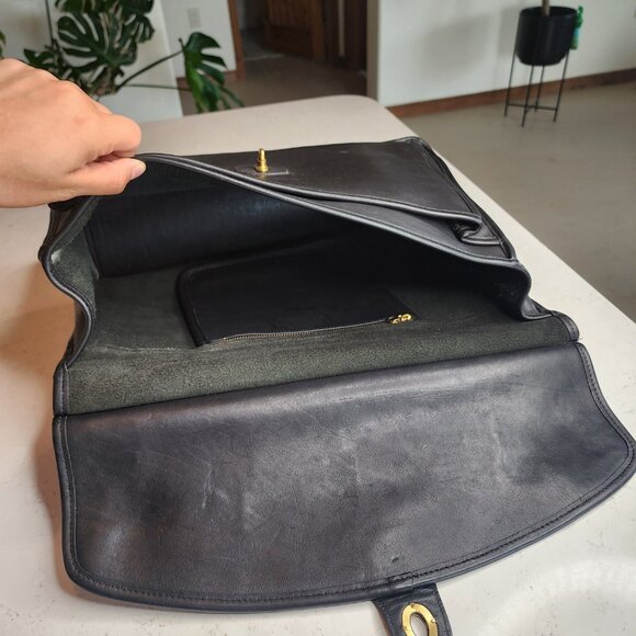 Vintage Black Coach Beekman Briefcase - Picture 5 of 8